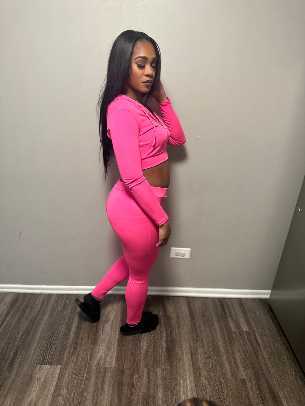 Pink Barbie Track Suit