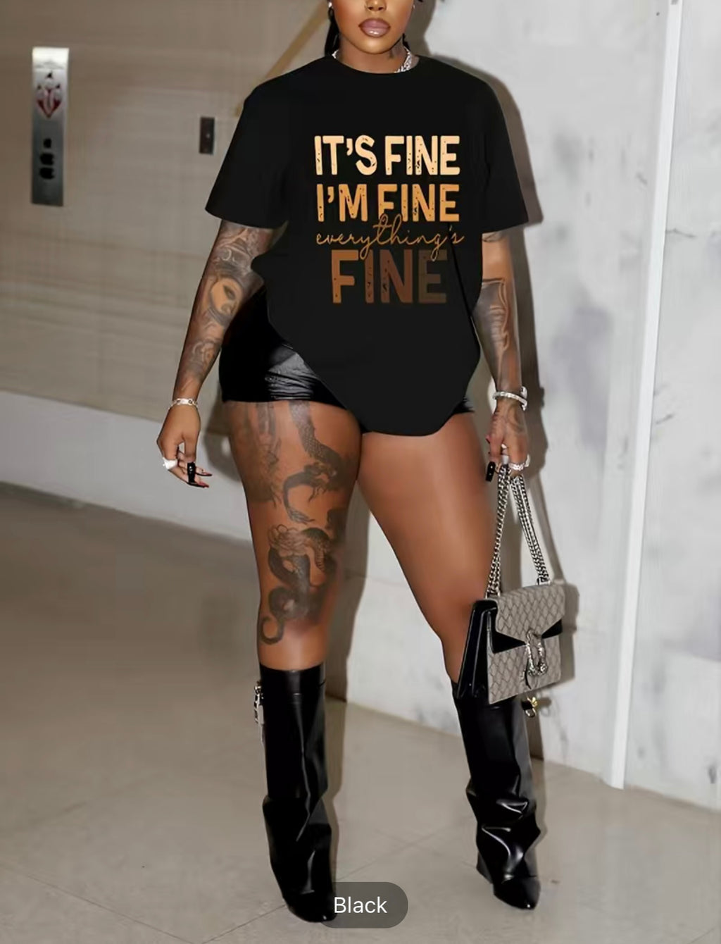 It’s fine graphic T shirt